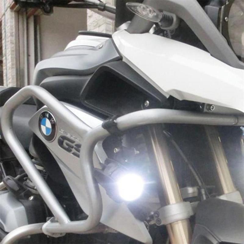 Harley LED Auxiliary Fog Lights With Protector Guard Covers