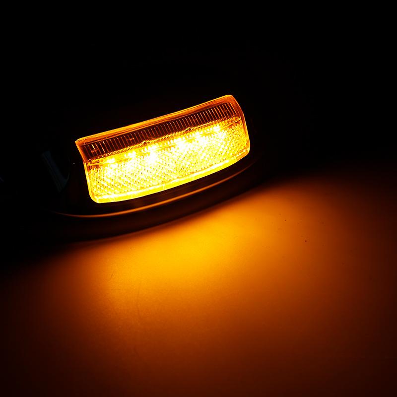 2009+ Harley Davidson LED Front Amber Fender Tip Tail Light 