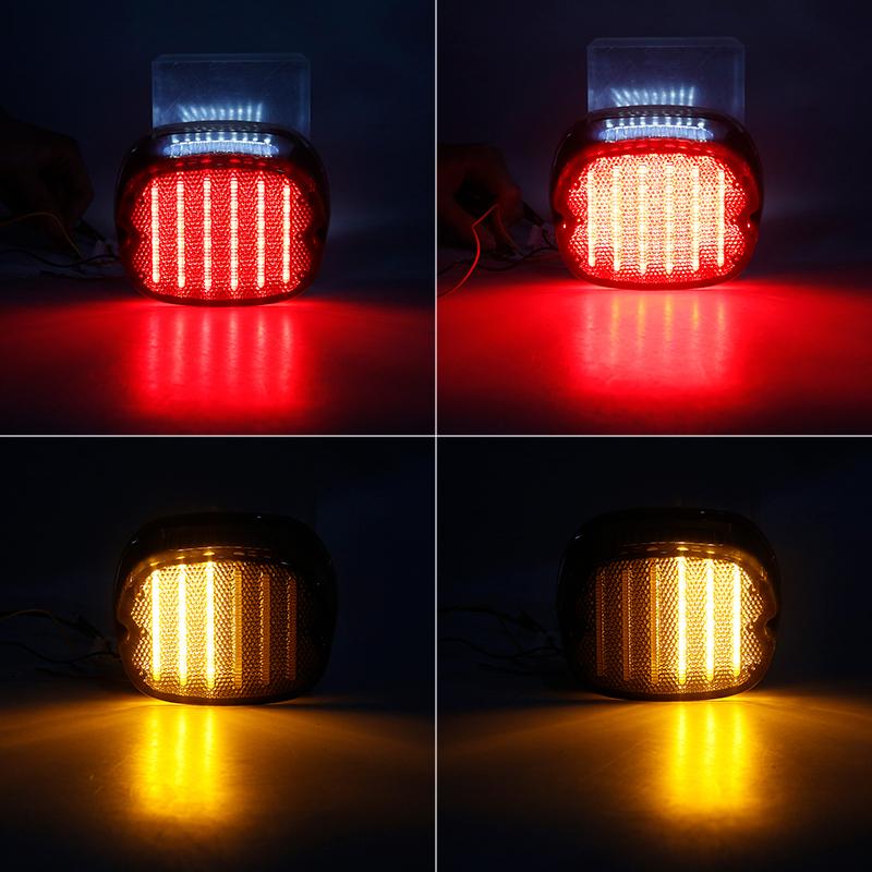 Harley Rear LED Brake Tail Light With Turn Signal 