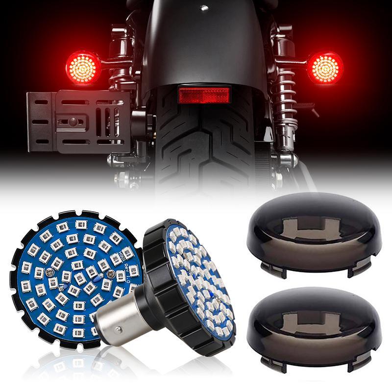 4 Pcs 1157 Dual Contact LED Turn Signals For Harley Davidson