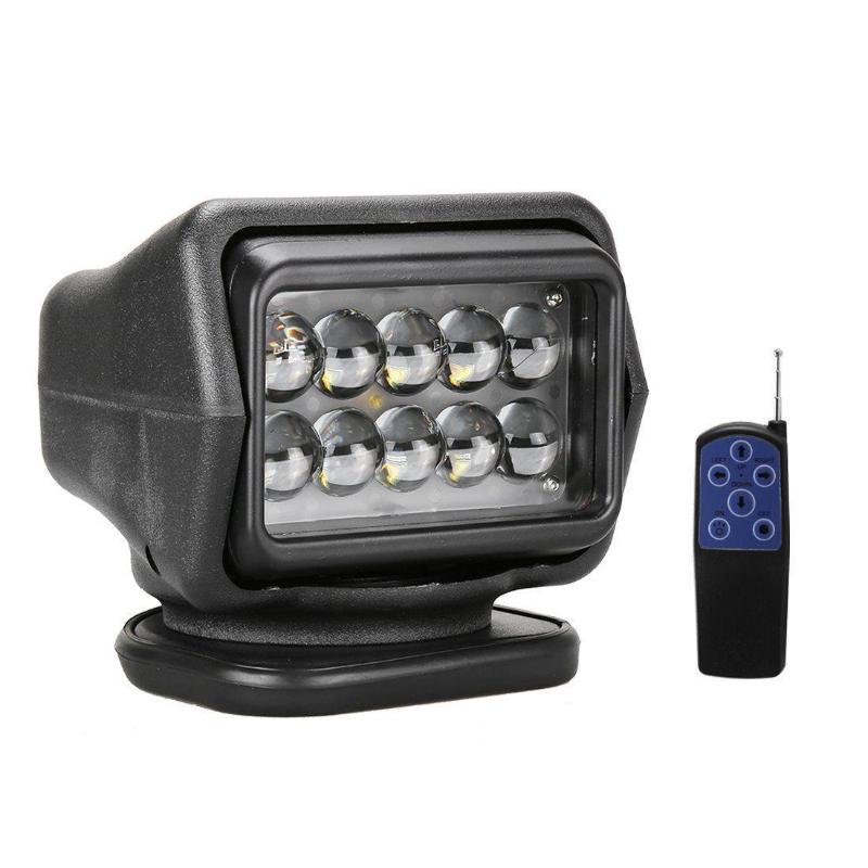 High Lumen 50W Waterproof Remote LED Searchlights For Car 