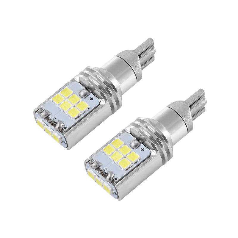 T15 912 921 W16W 15SMD 3030 Canbus Error Free LED Reverse Back Light Bulbs White