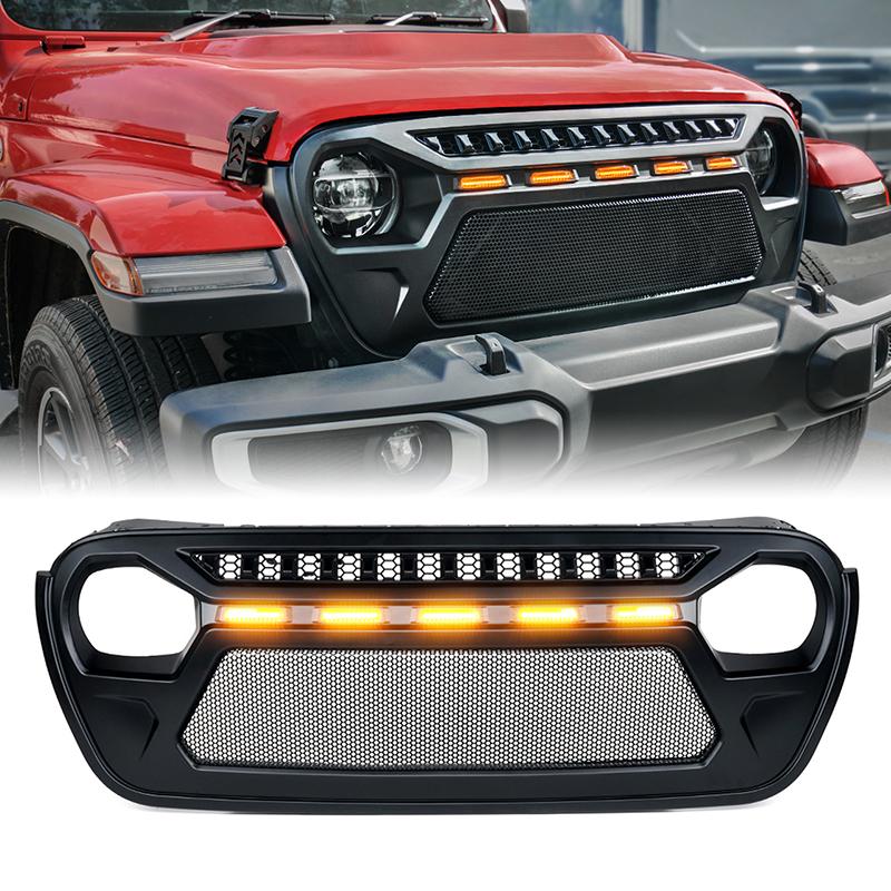 JL Mesh Grille with Amber Lights