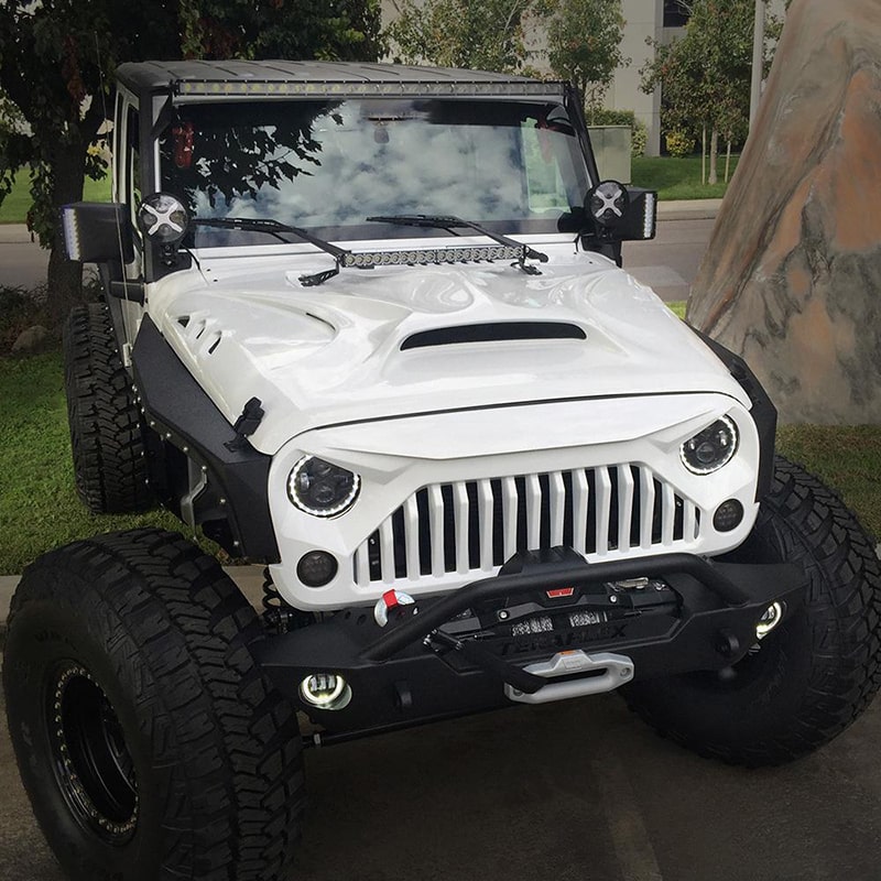 Beast Series Fiber Glass Hood and Grille