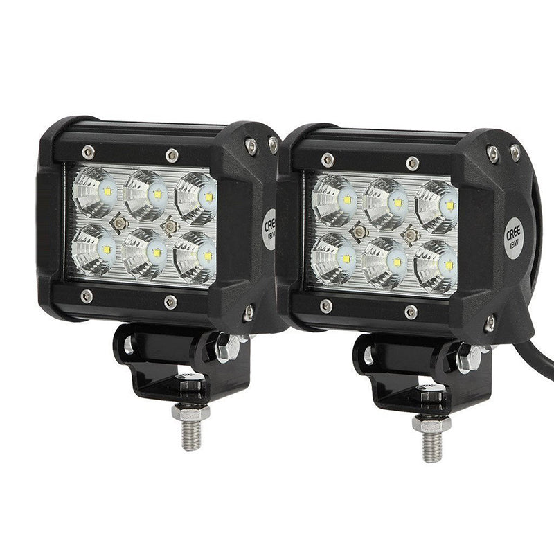 Jeep JK 52 Light Bar and LED Headlights and 2 Pods and Bracket