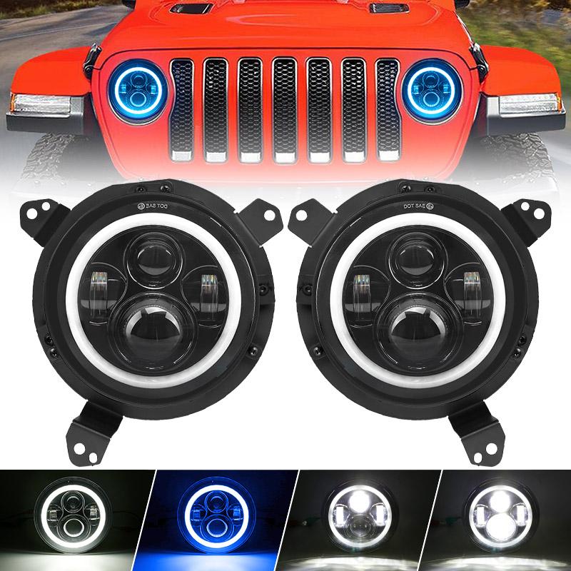 Jeep JL Blue Halo Headlights
