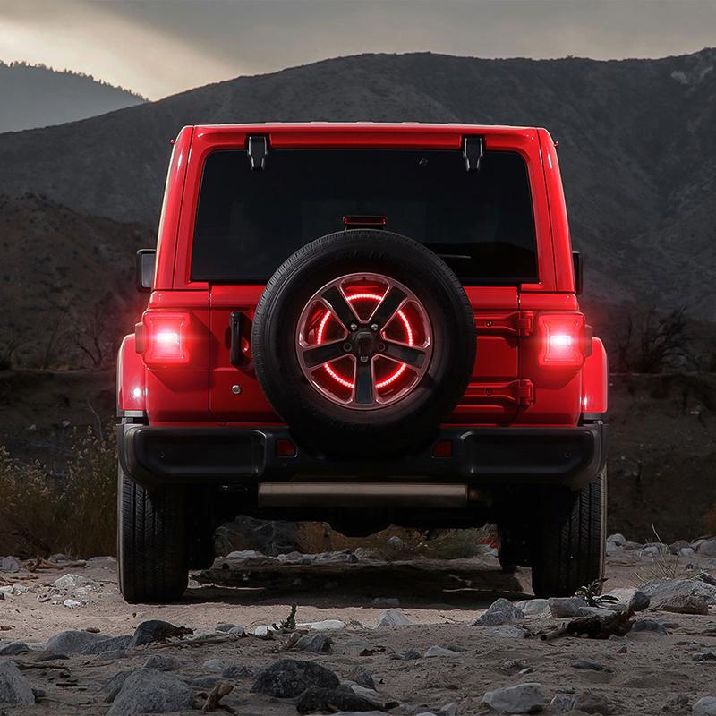 Jeep JL Spare Tire 3rd Third Brake Light
