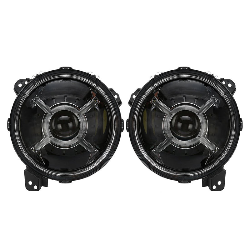 Jeep JL demon eyes headlights and fog lights