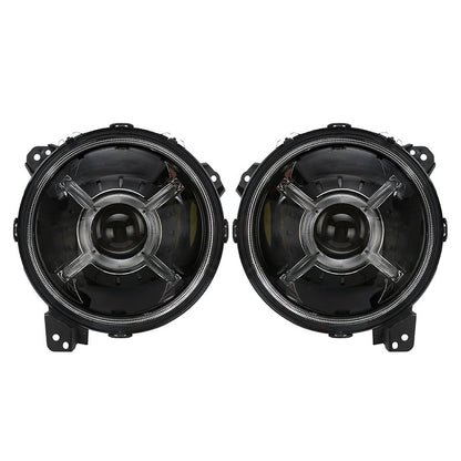 Jeep JL demon eyes headlights and fog lights
