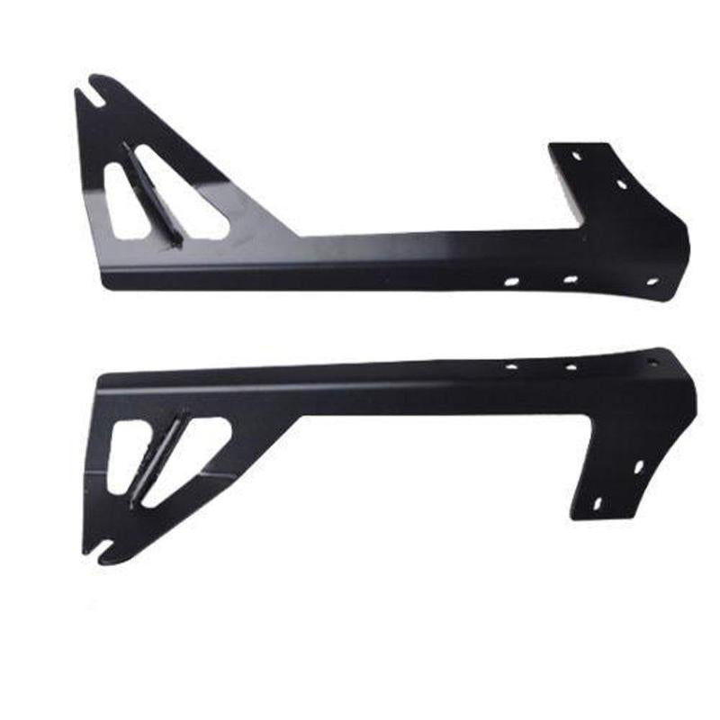 Jeep Wrangle Lights Bar Steel Windshield Mounting Brackets front side
