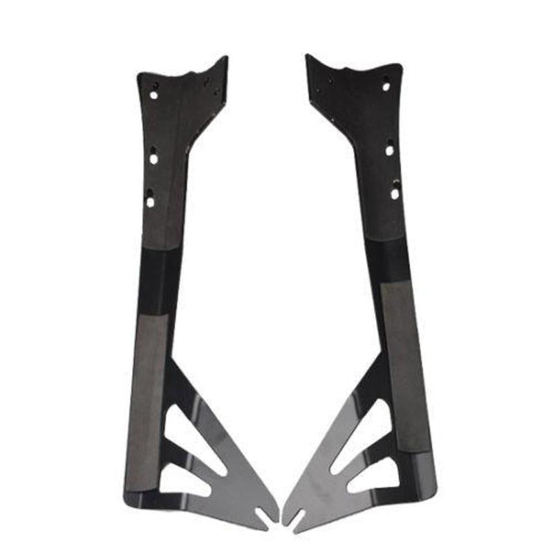 Jeep Wrangle Lights Bar Steel Windshield Mounting Brackets front side