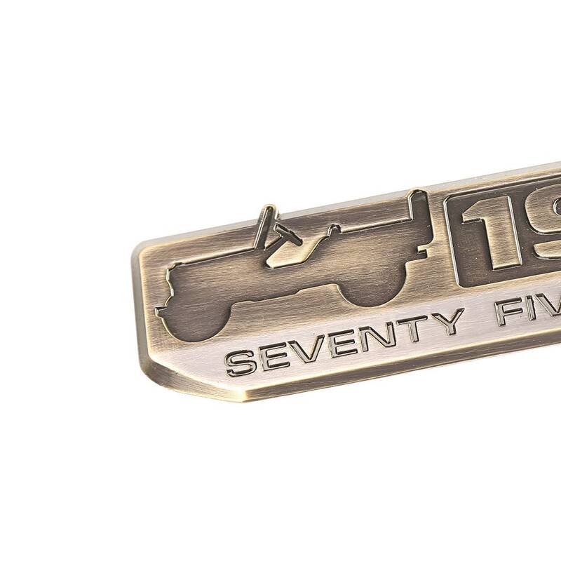 1941 Anniversary Metal Emblem For Jeep Wrangler