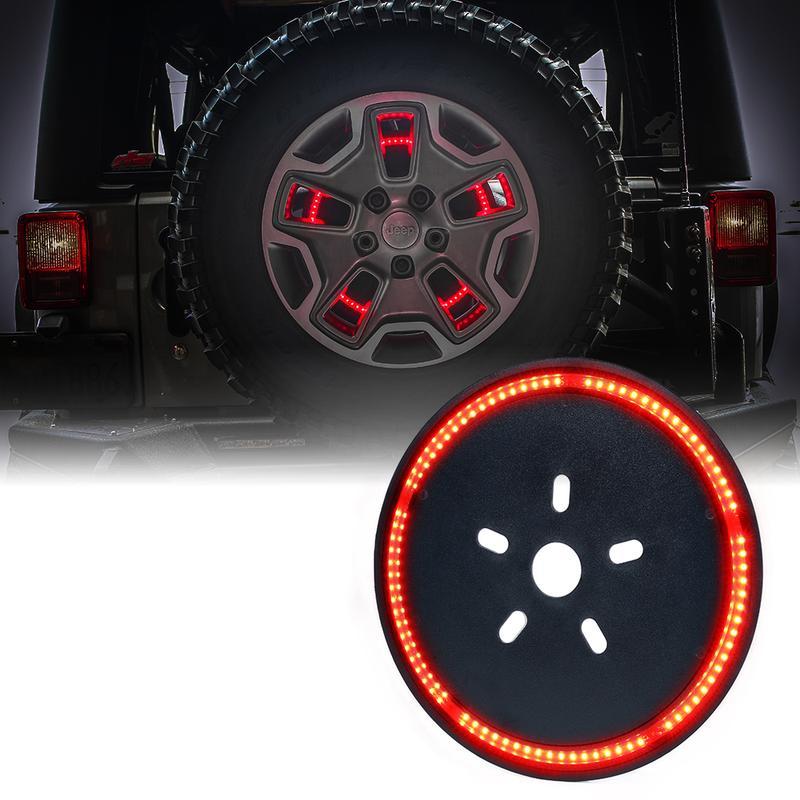 Jeep Wrangler JK 3rd Brake Wheel Tire LED Lamp