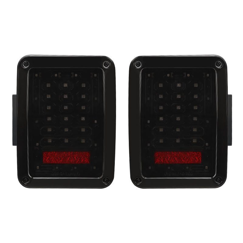 Jeep Wrangler JK Smoked LED Tail lights