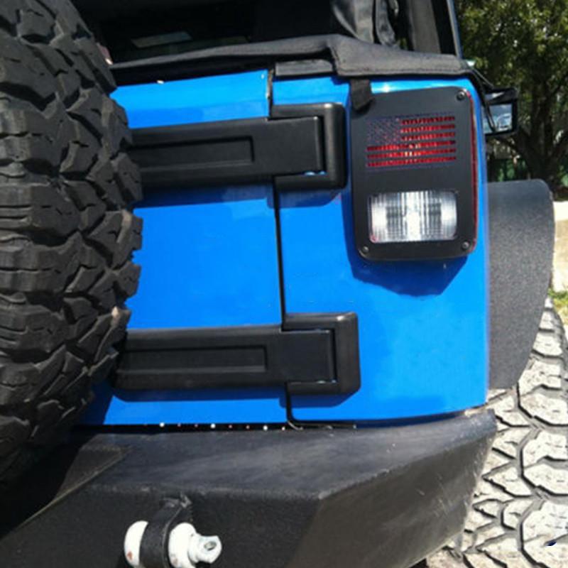 2007-2018 Jeep Wrangler JK US Flag Tail Light Guard Covers