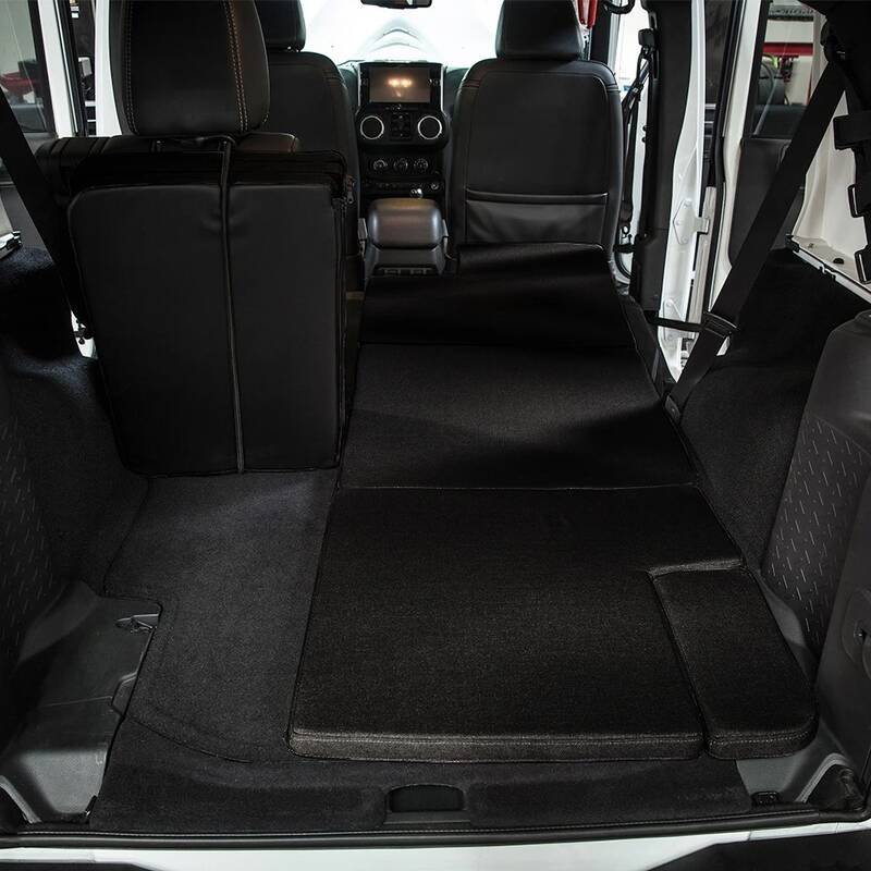 Black Portable Sleeping Pad Cushion Fits Jeep Wrangler JKU