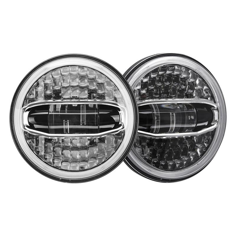 Jeep Wrangler JL Blue Halo Headlights