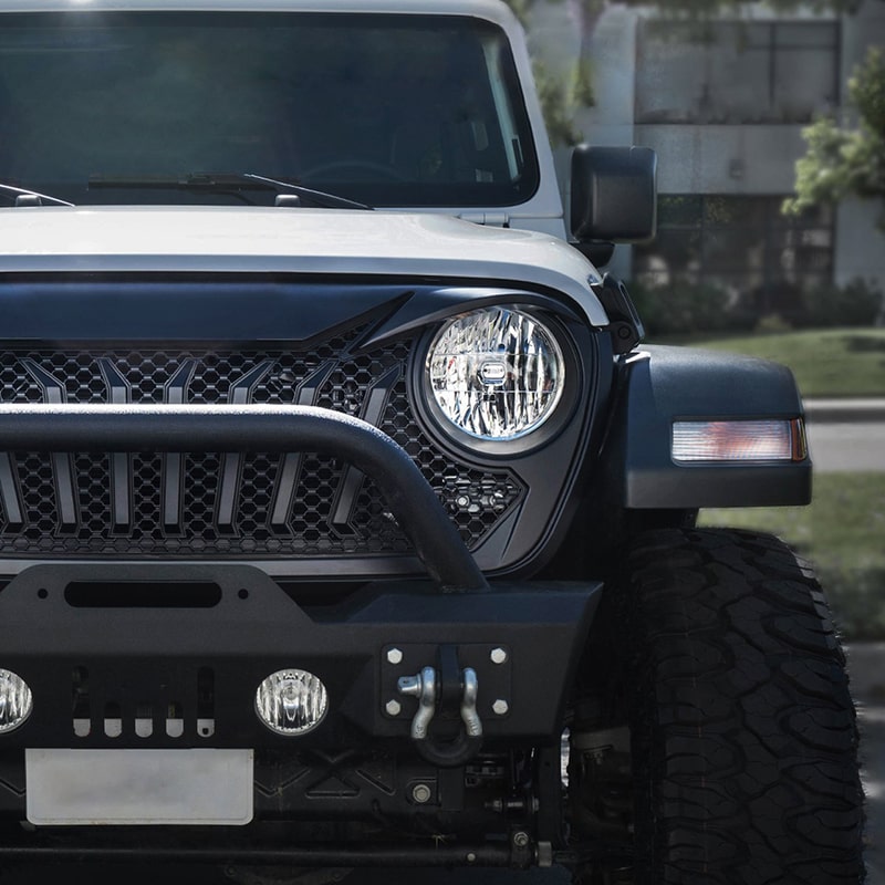 Jeep Wrangler JL Diamondback Series Black Grill