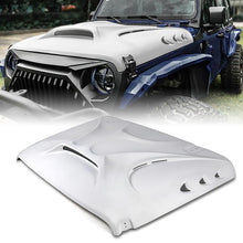 Jeep Wrangler JL Gladiator Fiberglass Hood with Open Air Scoop