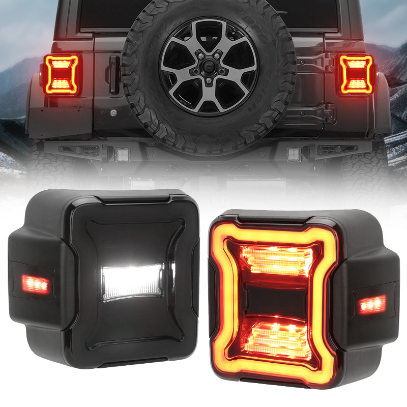 LED Tail Lights For Jeep Wrangler JL JLU 