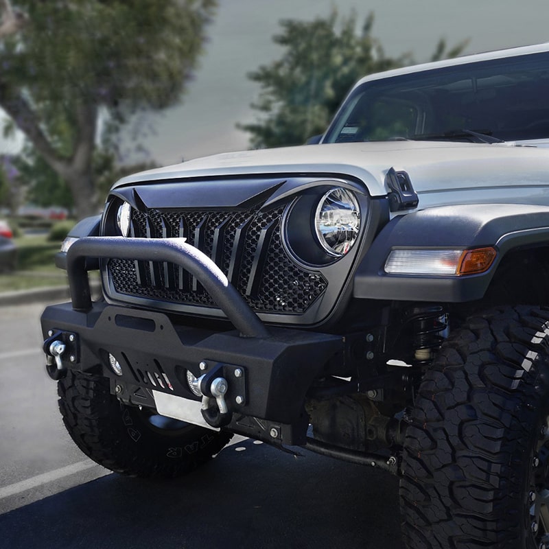 Jeep Wrangler JL Diamondback Series Black Grill