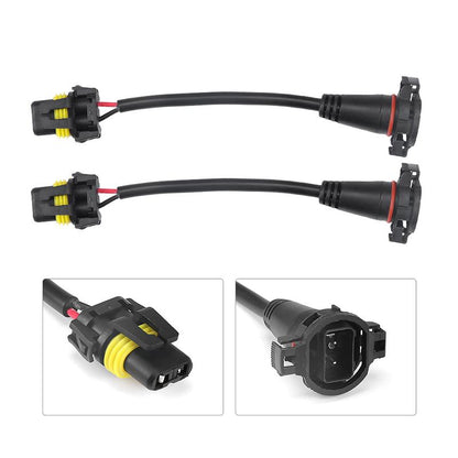 LED Fog Lights with Adapter Ring for Jeep Wrangler JL Jeep Gladiator 2018+