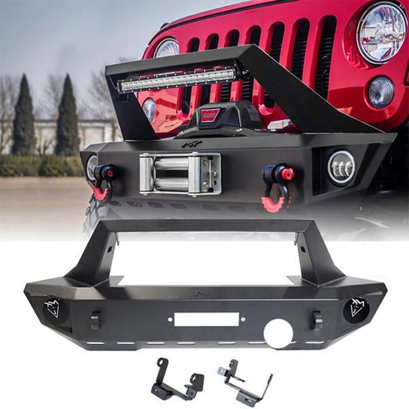 Jeep Wrangler MK Series Front Bumper with Winch plate