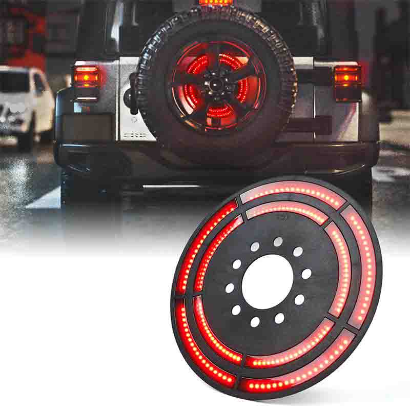 Jeep Wrangler Spare Tire LED Brake Light