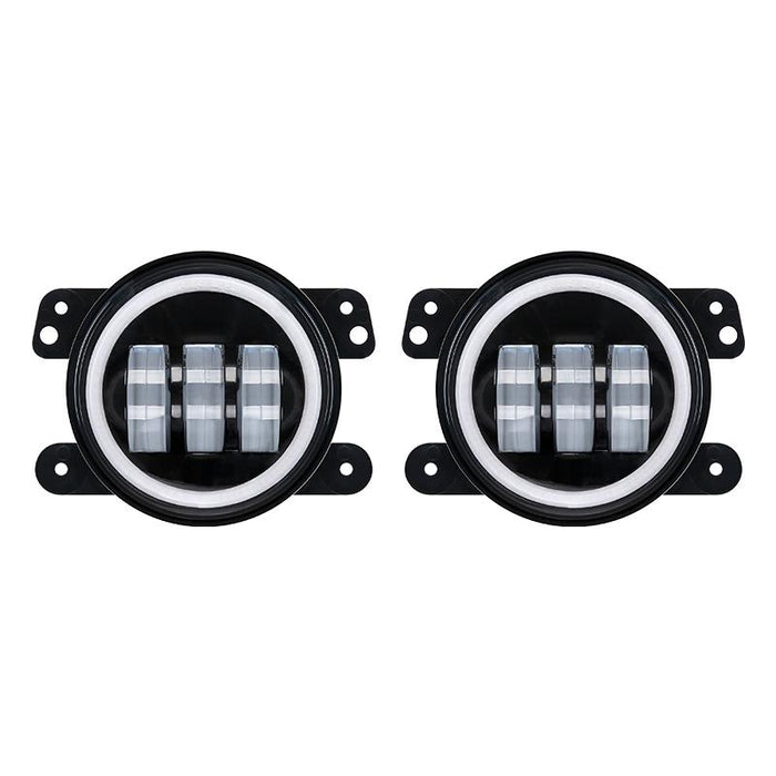 7" LED Lights Round LED Headlights With Turn Signals & Fog Lights for Jeep Wrangler JK