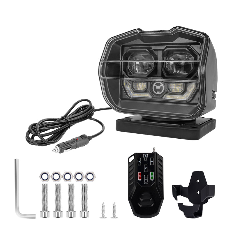  LED Remove Control Search Spotlight 