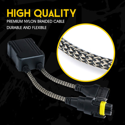 LED Headlight Canbus Anti-Flicker Resistor Decoder