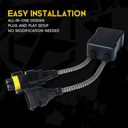 LED Headlight Canbus Anti-Flicker Resistor Decoder