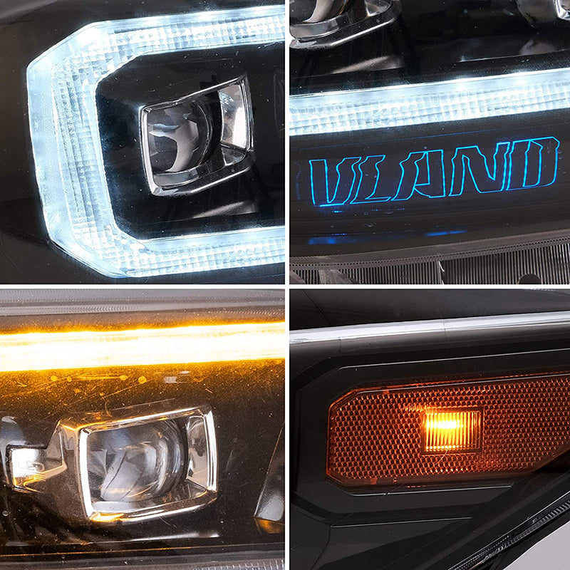  Matrix Projector LED Headlight For 2016-2021 Toyota Tacoma