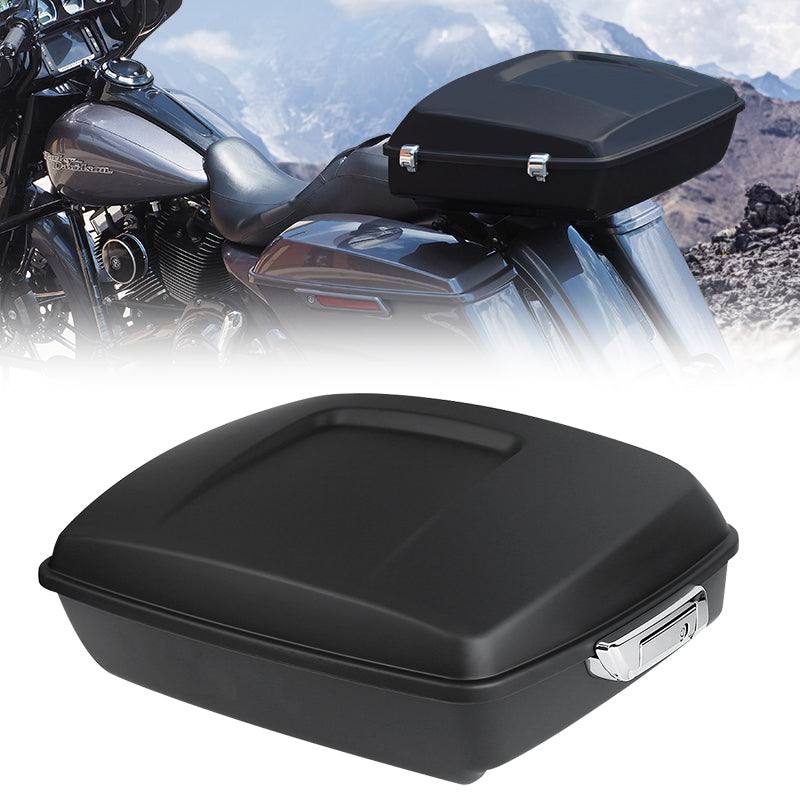 Matte Chopped Pack Motorcycle Trunk Latch Fit For Harley Tour Pak Touring Road King 14-Up