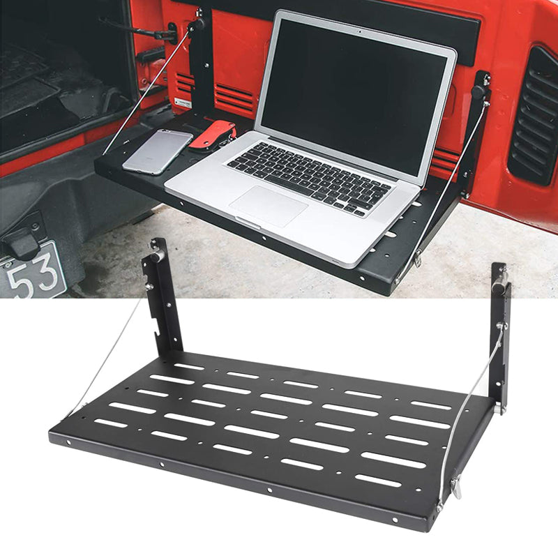 Multi-purpose Black Steel Tailgate Table For Jeep Wrangler JK 2007-2018