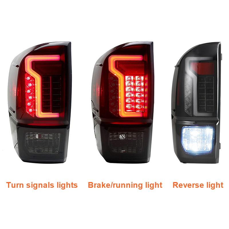 New LED Design Smoke Tail Light For 2016-2021 Toyota Tacoma