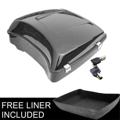Painted Chopped Luggage Trunk with Latches Fit For Harley Tour Pak Touring 14-21