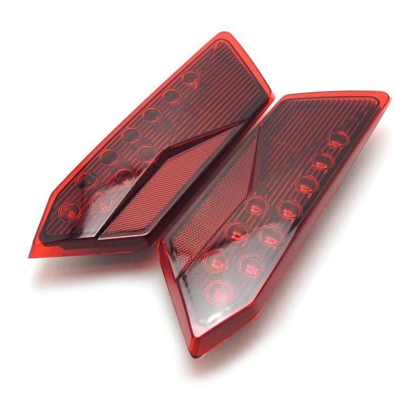 Polaris RZR-900 Smoked Red LED Tail Lights Rear Brake Lamp