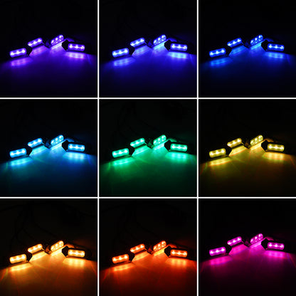 RGB Front LED Grille Lights Kit For 2016-Later Tacoma TRD PRO