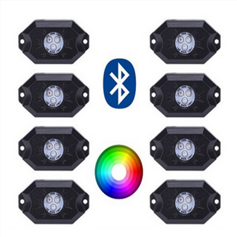 RGB LED Rock lights Wireless install