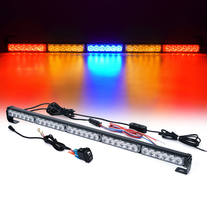 USA ONLY RZ Series 30" Offroad Rear Chase LED Strobe Light bar with Brake Reverse - RYBYR