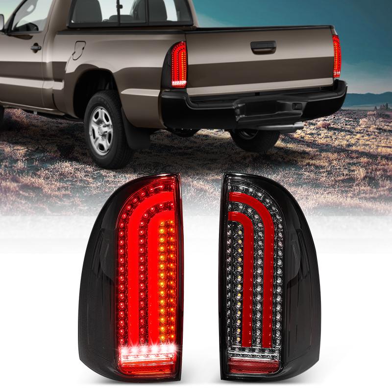 LED Rear Black Brake Tail Light For 2005-2012 Toyota Tacoma