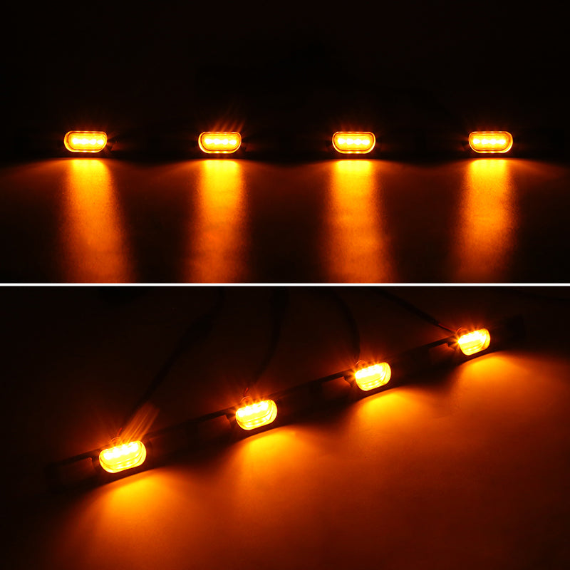 For Toyota Tundra 2008~21 Smoke Front Grille LED Amber Light Raptor For Toyota Tundra 2008~21 Smoke Front Grille LED Amber Light Raptor