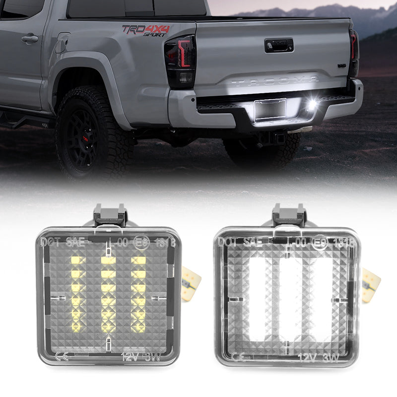 Bright White Tag Lights 2 PCS LED License Plate Lights For Ford F150 F250 F350 - Bright White Tag Light Assembly Ford F150 Lights