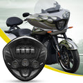 Chrome / Black Victory LED Headlight Kit Cross Country