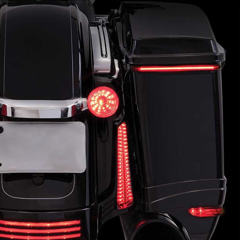 Small Rider Bag Led Saddle Bag LED Tail Lights With Sequential Amber Turn Signal Lights Fo