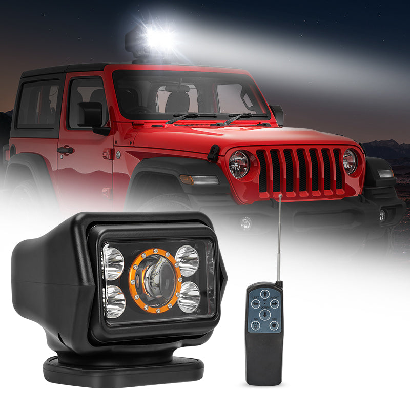 Ultra Power 60W 360º LED Search Light with Center Laser Spot Remote Controlled for Off-Road
