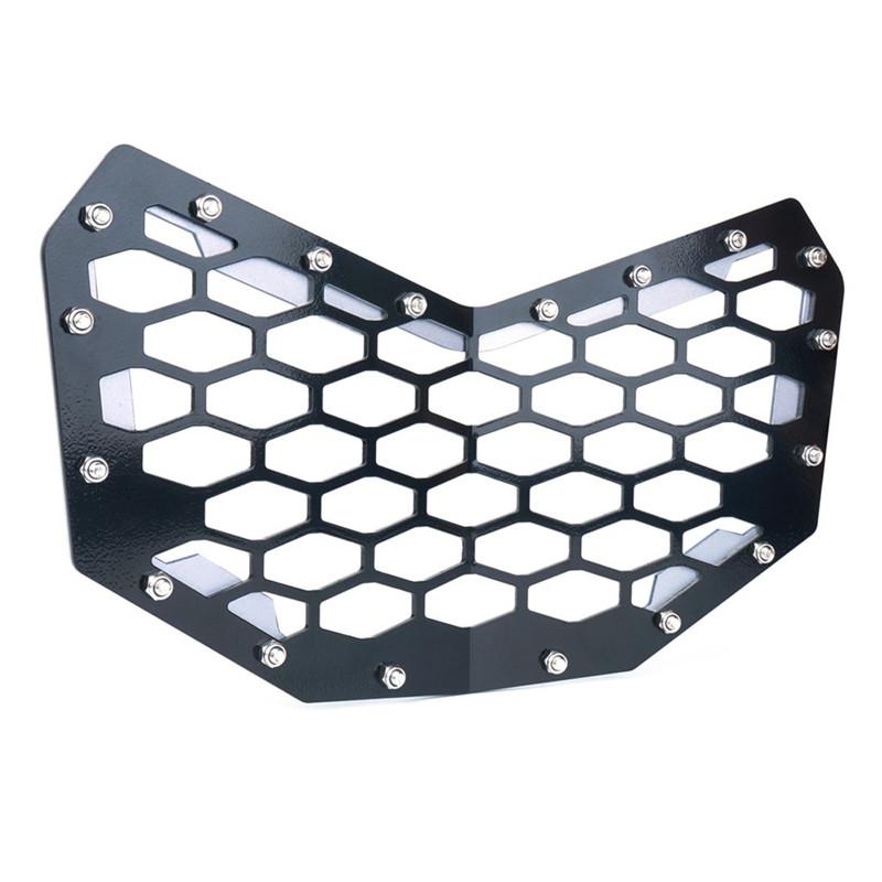 Silver Steel Mesh Grille For 2017 Can Am Maverick X3