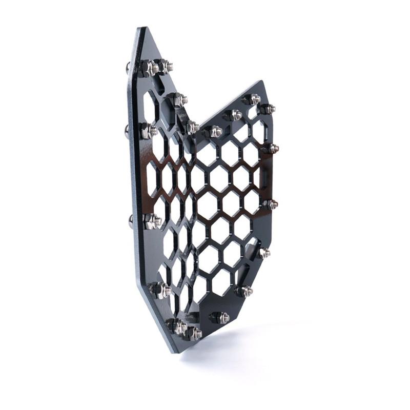 Silver Steel Mesh Grille For 2017 Can Am Maverick X3