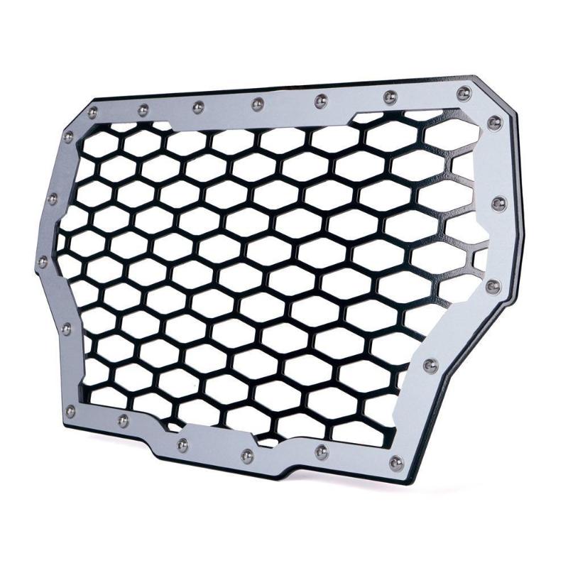 Silver Steel Mesh Grille For 2017 Polaris RZR Turbo Models